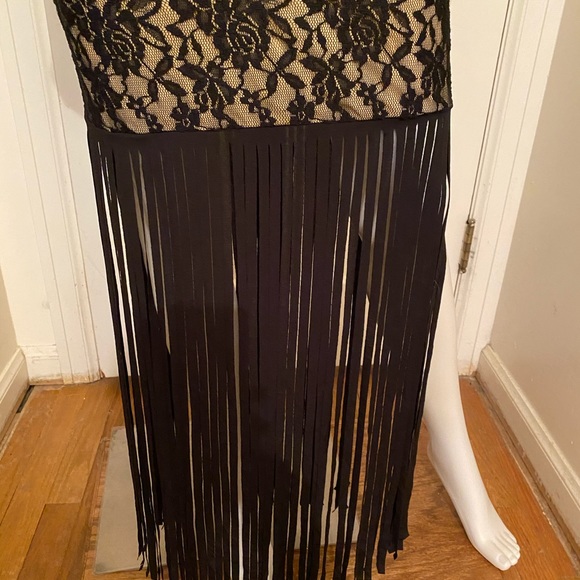 PEEP TOE Fringe Dress - Picture 2 of 8